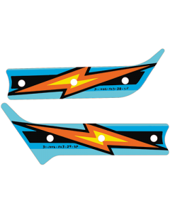 Black Knight 2000 Lane Plastic Set