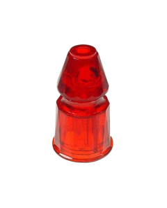 Star Post Faceted Red