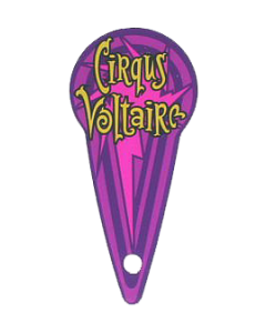 Cirqus Voltaire Plastic Key fob