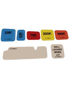 The Machine: Bride of Pinbot Ramp Decal Set/7 31-2-50002