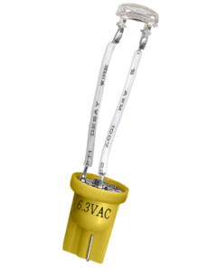 #555 Flux Arch Lens Wired LED Yellow