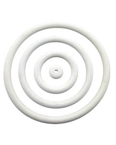 1 Inch White Rubber Ring