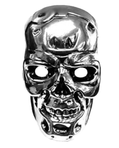 Terminator 2 Skull Silver