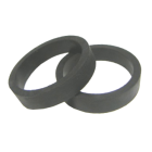 Flipper Rubber 1 1/2" x 1/2" Black