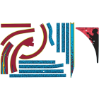 Dracula Bram Stoker's Ramp Decal Set