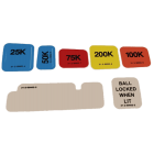 The Machine: Bride of Pinbot Ramp Decal Set/7 31-2-50002