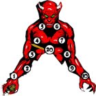 Gorgar Center Figure Decal