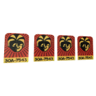 Tri Zone Target Decals Laminated