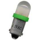 #44 Frosted Round LED Bajonet Green