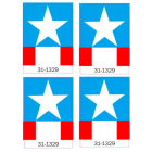 Space Shuttle Star Target Decals